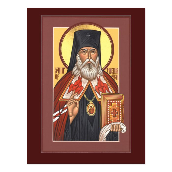 St. Nicholas of Japan Prayer Card Post Cards