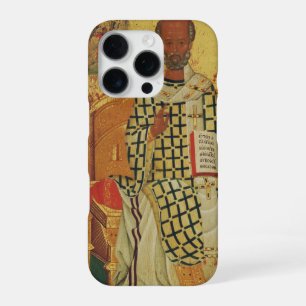 St. Nicholas of Myra Byzantine Orthodox Icon iPhone 16 Pro Case