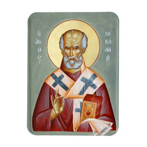 St Nicholas of Myra Icon Magnet