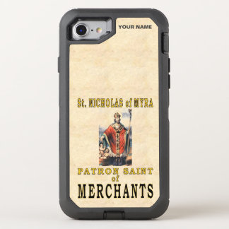 St. NICHOLAS of MYRA (Patron Saint of Merchants) OtterBox Defender iPhone SE/8/7 Case