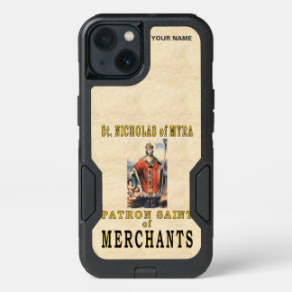 St. NICHOLAS of MYRA (Patron Saint of Merchants) iPhone 13 Case