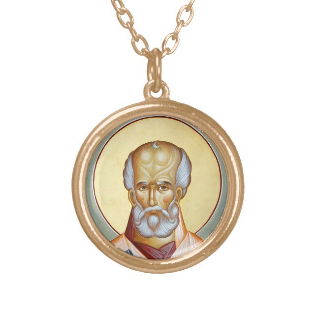 St Nicholas of Myra Pendant (Front)