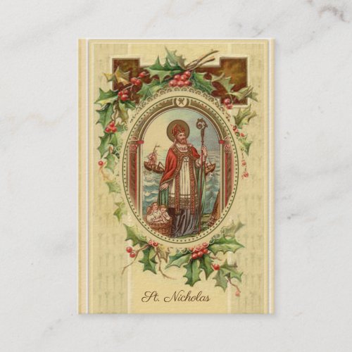 St Nicholas of Myra Prayer Holy Cards