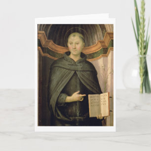 St. Nicholas of Tolentino (panel) Holiday Card