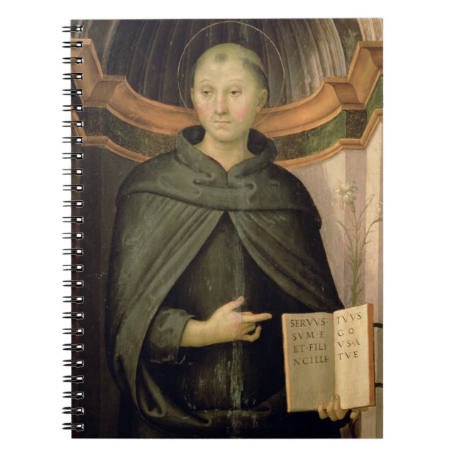 St. Nicholas of Tolentino (panel) Notebook (Front)