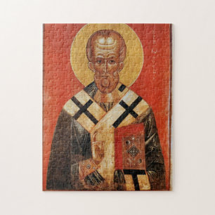 St. Nicholas Orthodox Christian Icon  Jigsaw Puzzle