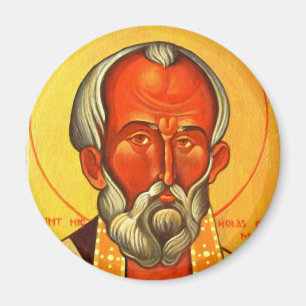 St. Nicholas Orthodox icon magnet