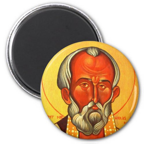 St Nicholas Orthodox icon magnet