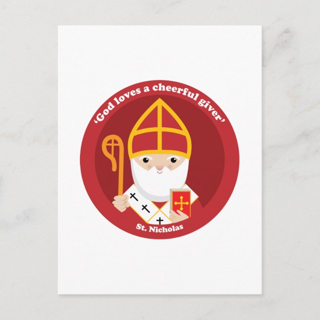 St. Nicholas Postcard (Front)