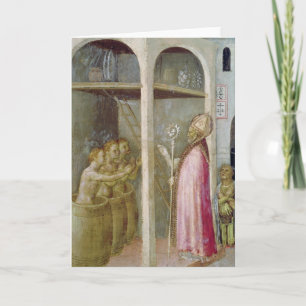 St. Nicholas Resuscitates the Three Children Holiday Card
