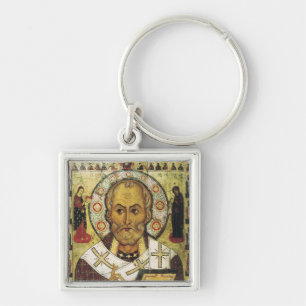 St. Nicholas Russian icon Keychain