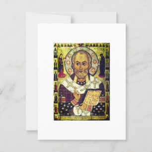 St. Nicholas Russian icon Postcard