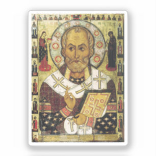 St. Nicholas Russian icon Sticker