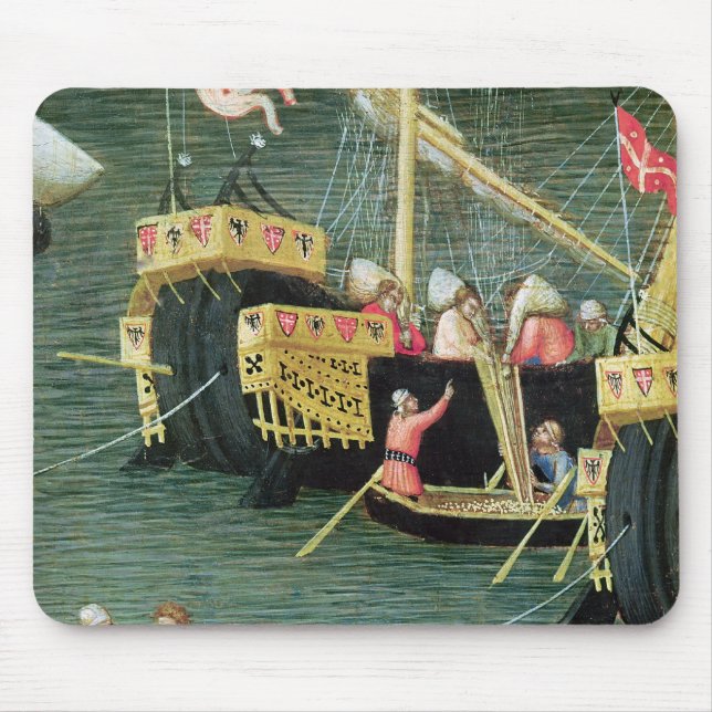 St. Nicholas Saves Mira from Famine Mouse Pad (Front)