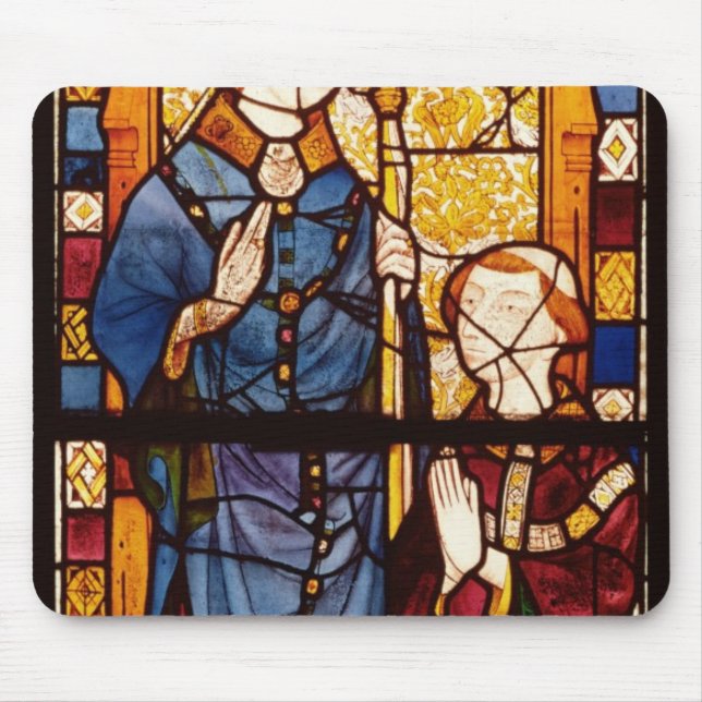 St. Nicholas with a donor Mouse Pad (Front)