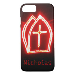St. Nick Dutch Sinterklaas Miter St. Nicholas Hat iPhone 8/7 Case