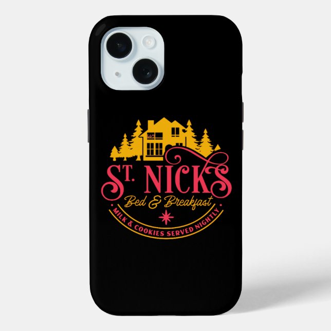 ST-NICKS BED & BREAKFAST funny christmas          Case-Mate iPhone Case (Back)