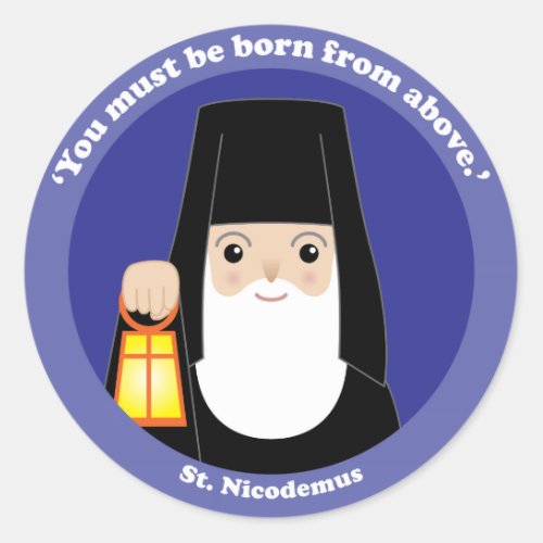 St Nicodemus Classic Round Sticker