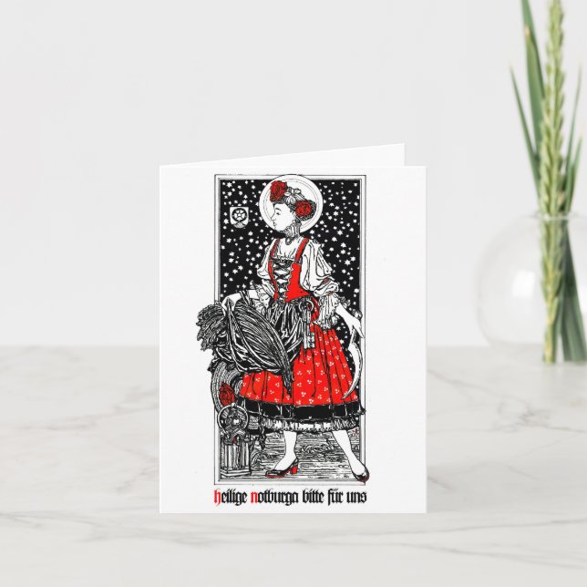 St. Notburga of Rattenberg Notecard (Front)