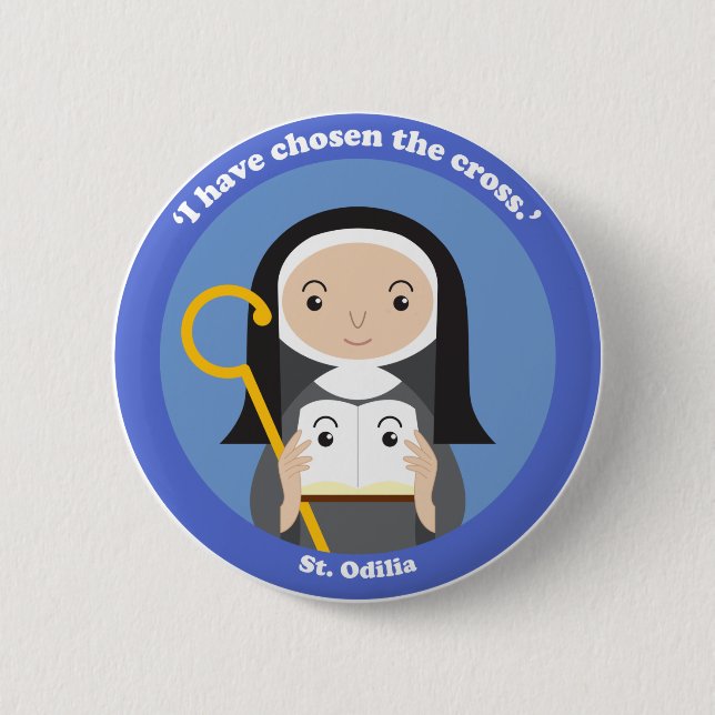 St. Odilia Button (Front)