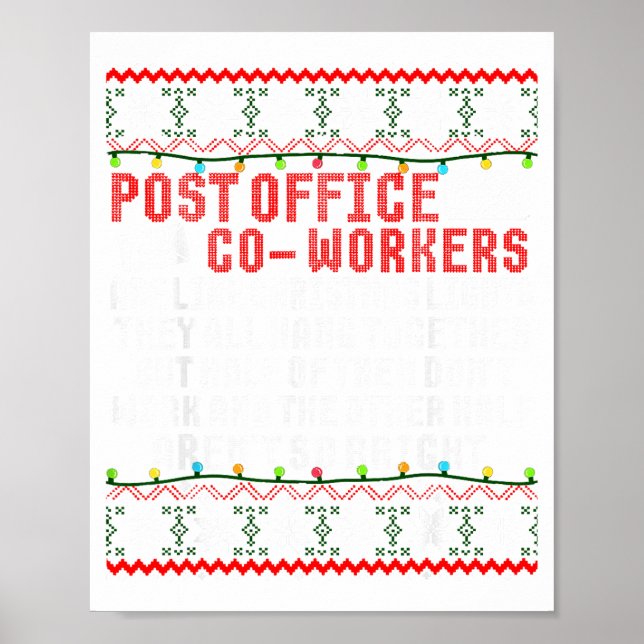 St Office Co Workers Are Like Christmas Lights The Poster (Front)