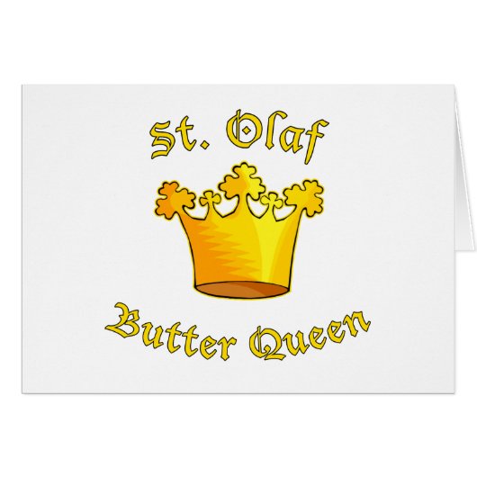 St. Olaf Butter Queen Products Cards (Front Horizontal)