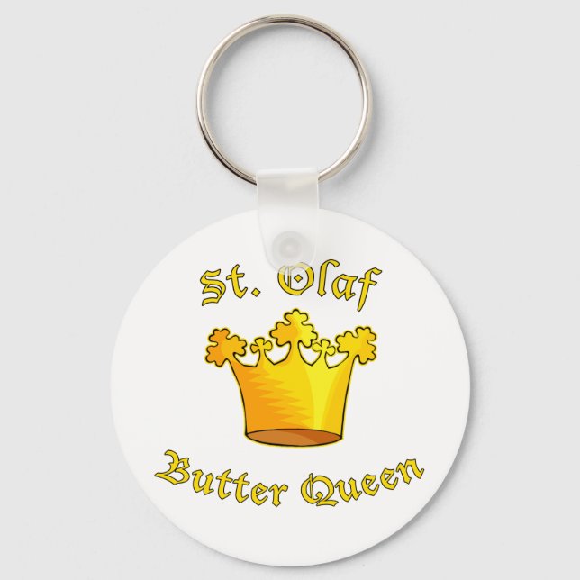 St. Olaf Butter Queen Products Keychain (Front)