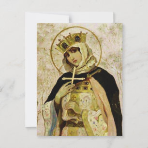 “St Olga” by Mikhail Nesterov Postcard