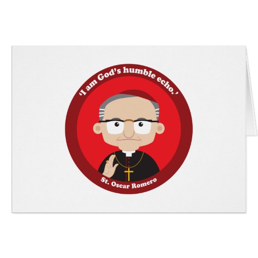 St. Oscar Romero Cards (Front Horizontal)