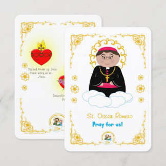 St. Oscar Romero Holy Card