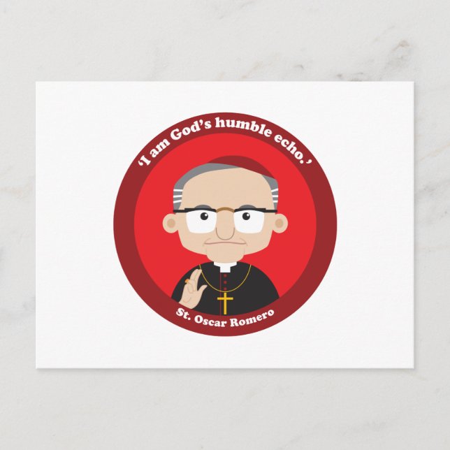 St. Oscar Romero Postcard (Front)