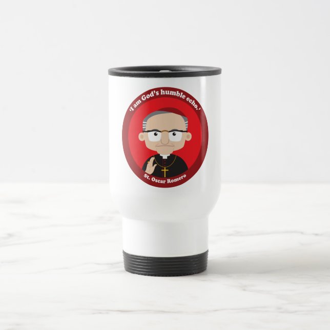 St. Oscar Romero Travel Mug (Center)