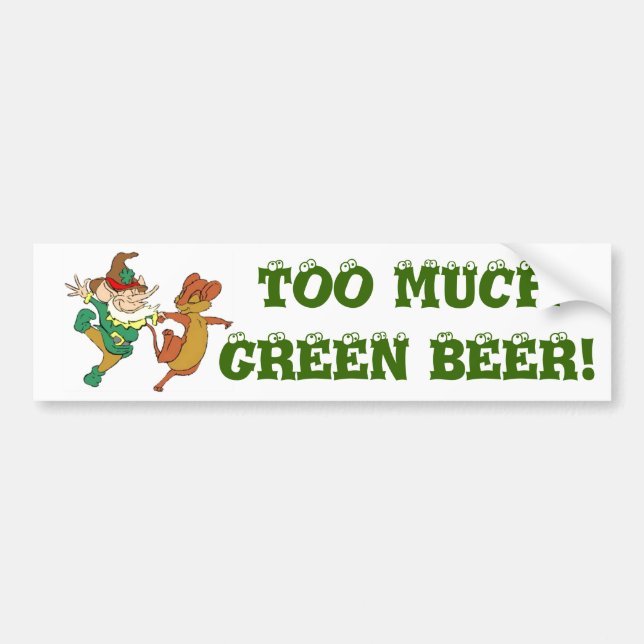 St. Paddy’s Odd Couple Bumper Sticker (Front)