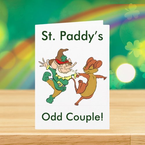St Paddyâs Odd Couple Card