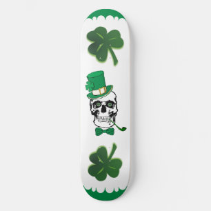 St. Paddy Skull Skateboard Deck