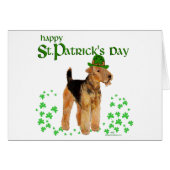 St Paddys Day Airedale (Front Horizontal)