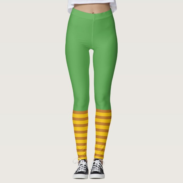 St Paddy's Day. Lucky Leprechaun. Leggings (Front)