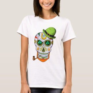 St Paddy's Day Sugar Skull T-Shirt