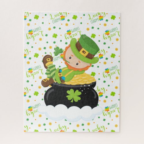 St Paddys Leprechaun Jigsaw Puzzle