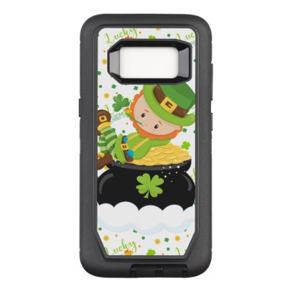 St Paddy&#39;s Leprechaun OtterBox Defender Samsung Galaxy S8 Case