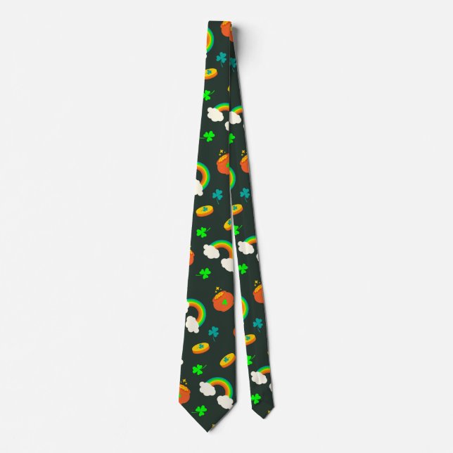 St Paddy's Pattern Neck Tie (Front)