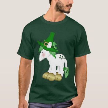 St  Paddy's Pony T-shirt by bubbasbunkhouse at Zazzle