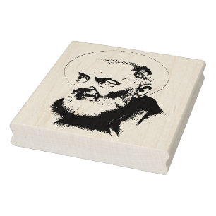 St. Padre Pio Capuchin Priest Catholic  Rubber Stamp
