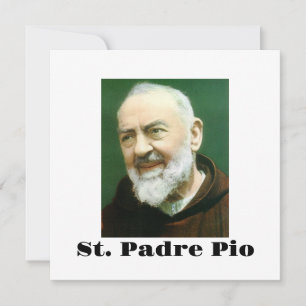 St. PADRE PIO Card