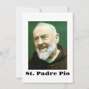 St. PADRE PIO Card