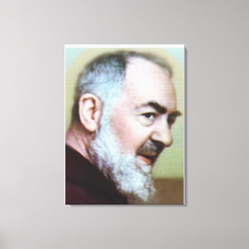 ST PADRE PIO OF PIETRELCINA CANVAS PRINT