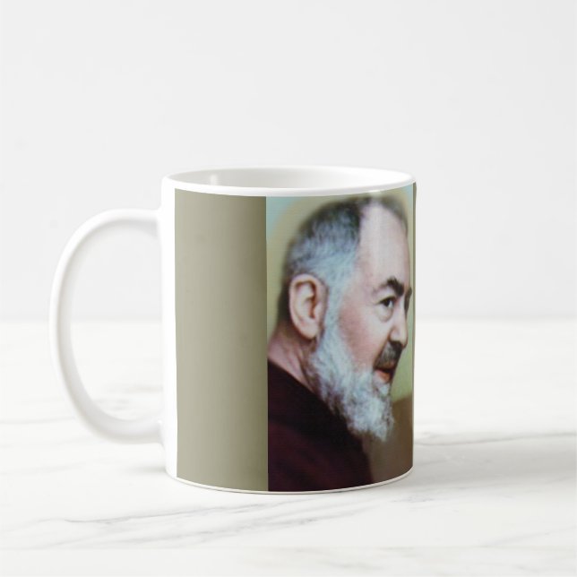ST. PADRE PIO OF PIETRELCINA COFFEE MUG (Left)
