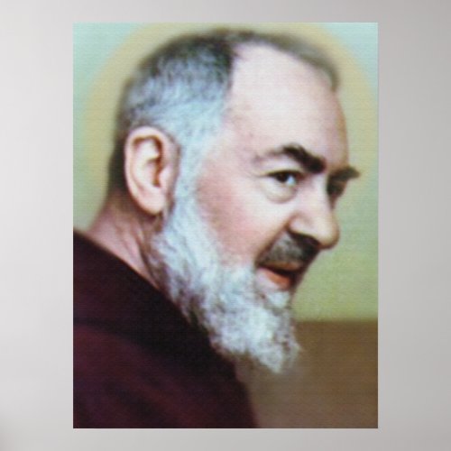 ST PADRE PIO OF PIETRELCINA POSTER