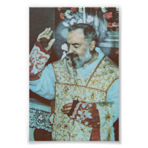 St. Padre Pio of Pietrelcina The Seraphic Priest Photo Print