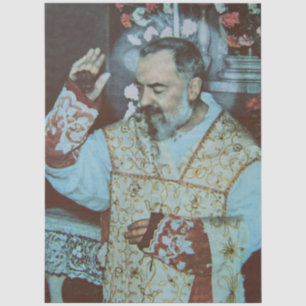 St. Padre Pio of Pietrelcina The Seraphic Priest Tissue Paper